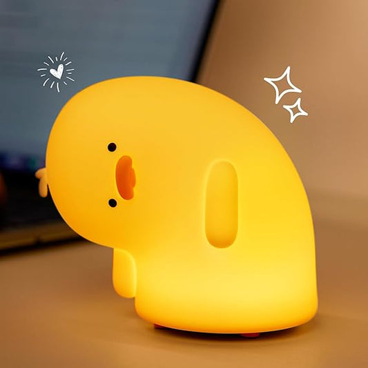 Night Light Kids Rechargeable,Portable Baby Night Light,Night Lamp Lights for Bedroom Decor,Feeding Night Light,Nursery Decoration,Cute Duck Gifts for Kids Toddler