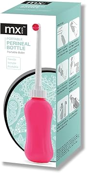 MX Health Perineal Bottle/Portable Bidet Pink 450ml