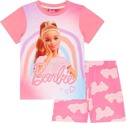 Barbie Rainbow Short Pyjama Set