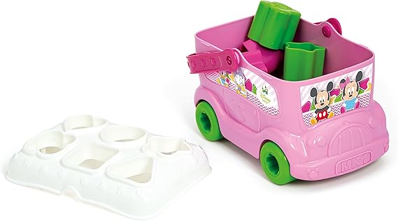 Clementoni 14933 Baby Minnie Shape Sorter Bus, Multicolour