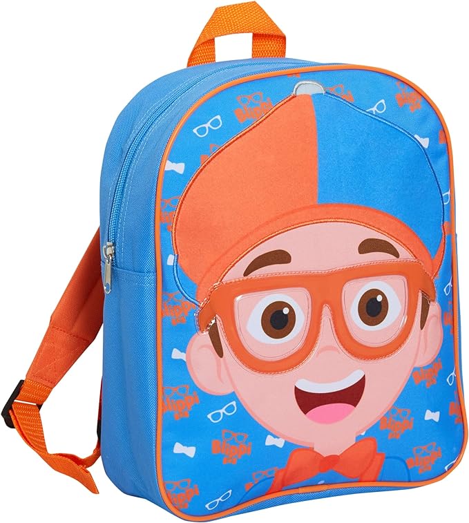 Blippi Backpack For Kids Boys Girls 3D Backpack For Nursery School Bag