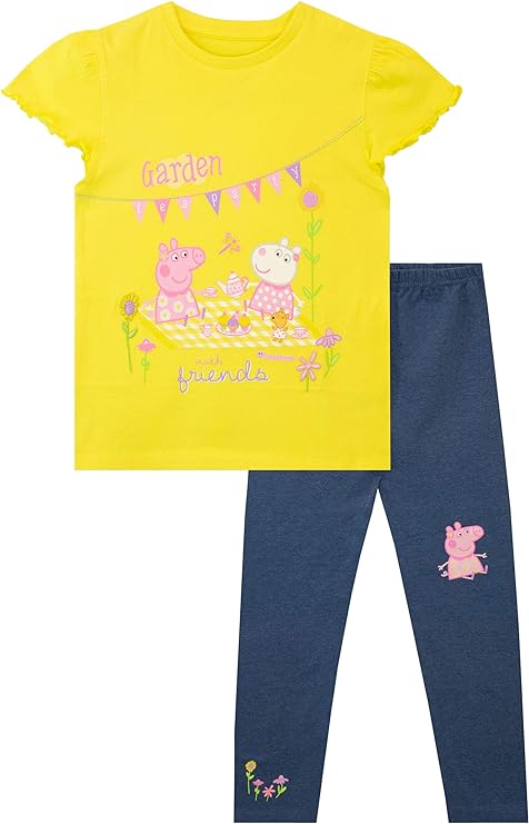 Peppa Pig Girls Top & Leggings Set