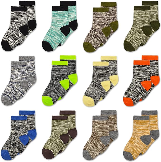 Boys Striped Cotton Socks