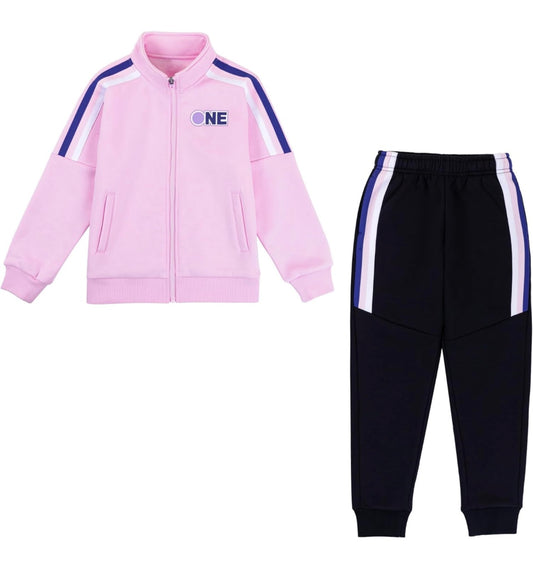 Girl's Tracksuit- 2 Piece Girls' Sweatsuit Set