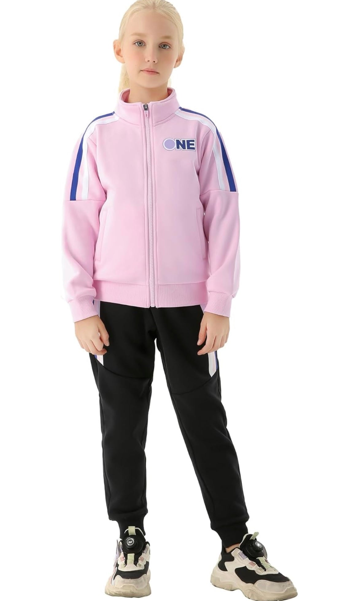 Girl's Tracksuit- 2 Piece Girls' Sweatsuit Set