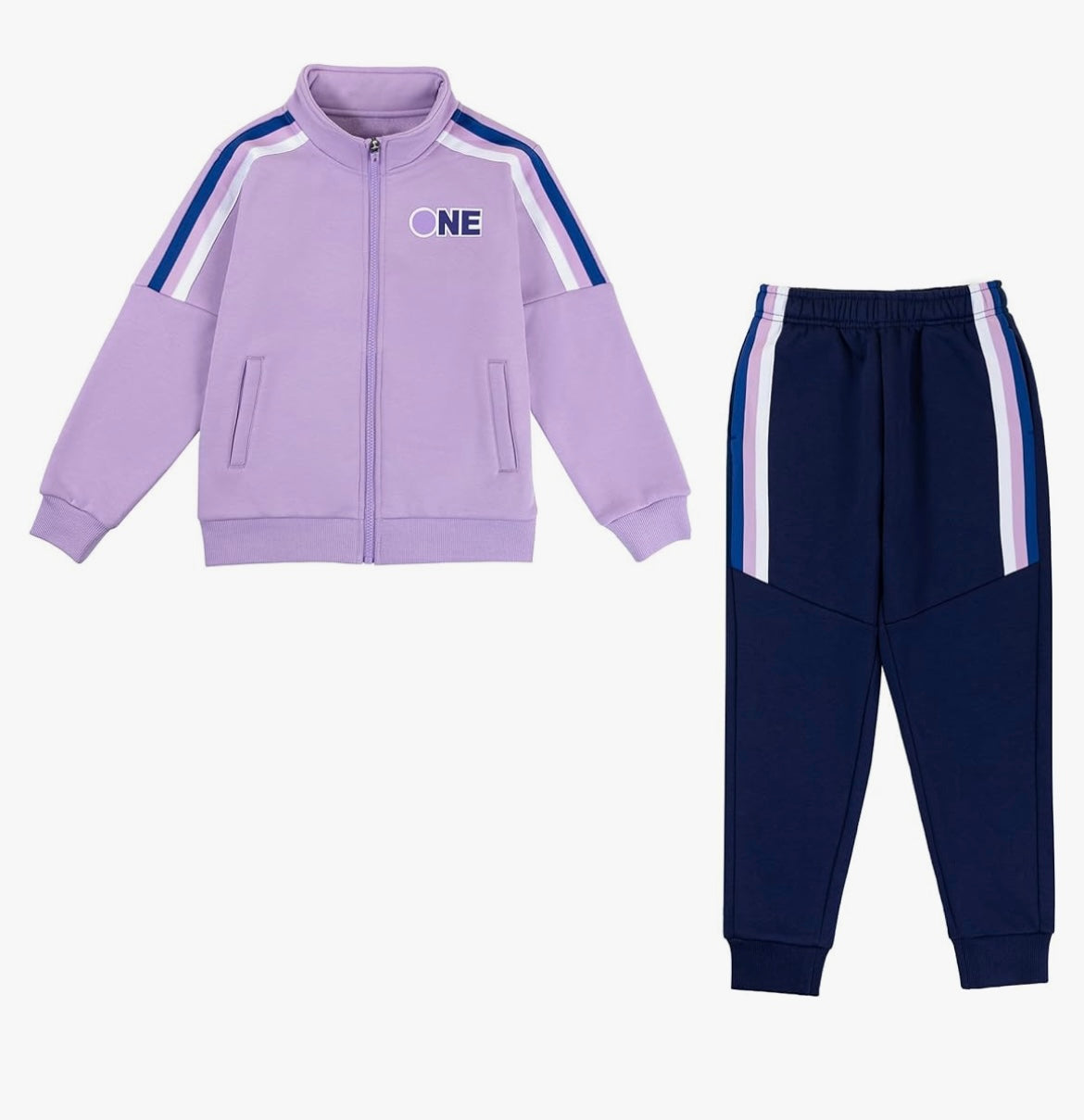 Girl's Tracksuit- 2 Piece Girls' Sweatsuit Set