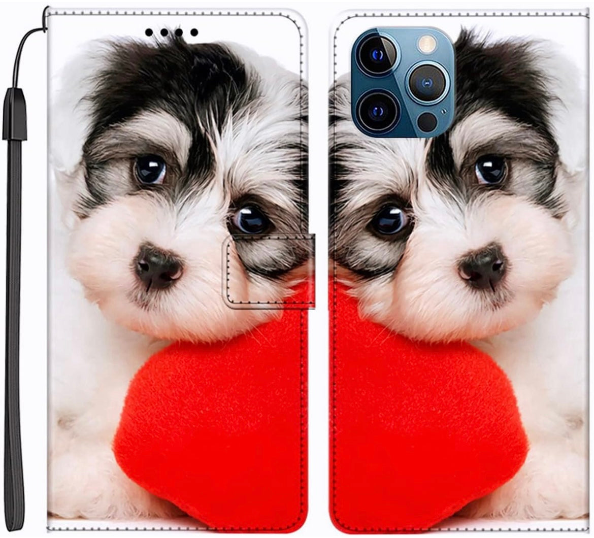 Unique-Custom-Gift Personalized Photo PU Leather Wallet Phone Case w/ Kickstand Flip Cover Samsung Galaxy S9 S10 S20 S21 S22 Plus Ultra Note 9 10 20 Ultra, Customize Picture on Front & Back