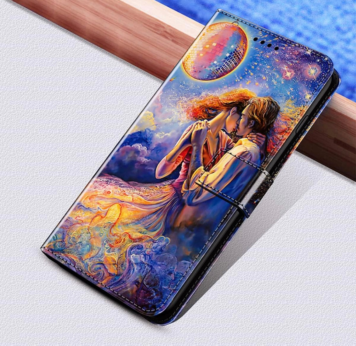 Unique-Custom-Gift Personalized Photo PU Leather Wallet Phone Case w/ Kickstand Flip Cover Samsung Galaxy S9 S10 S20 S21 S22 Plus Ultra Note 9 10 20 Ultra, Customize Picture on Front & Back