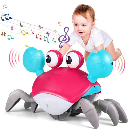 Baby Crawling Crab Toys With Music and Light