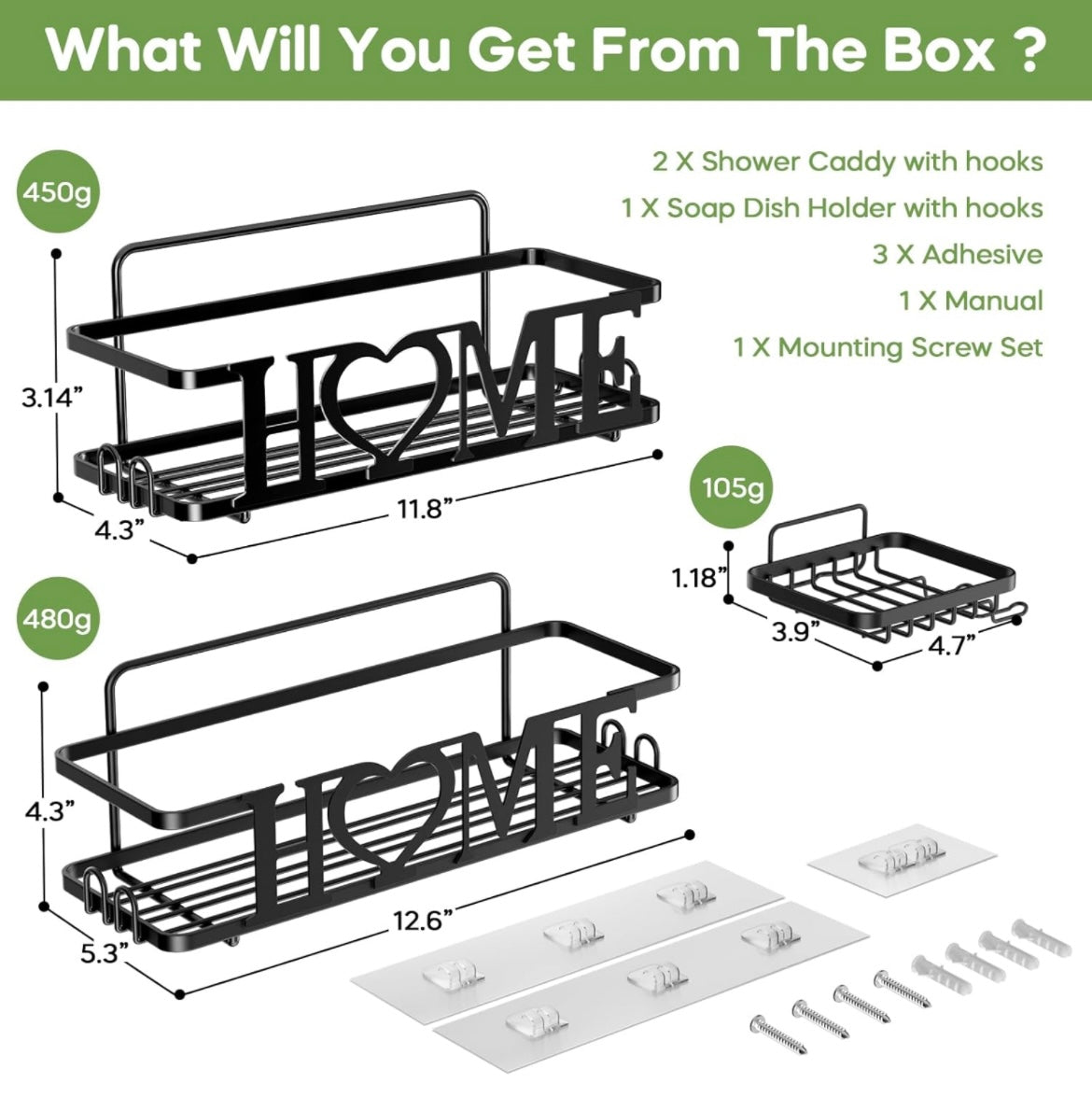 Chilymes Shower Caddy Organizer