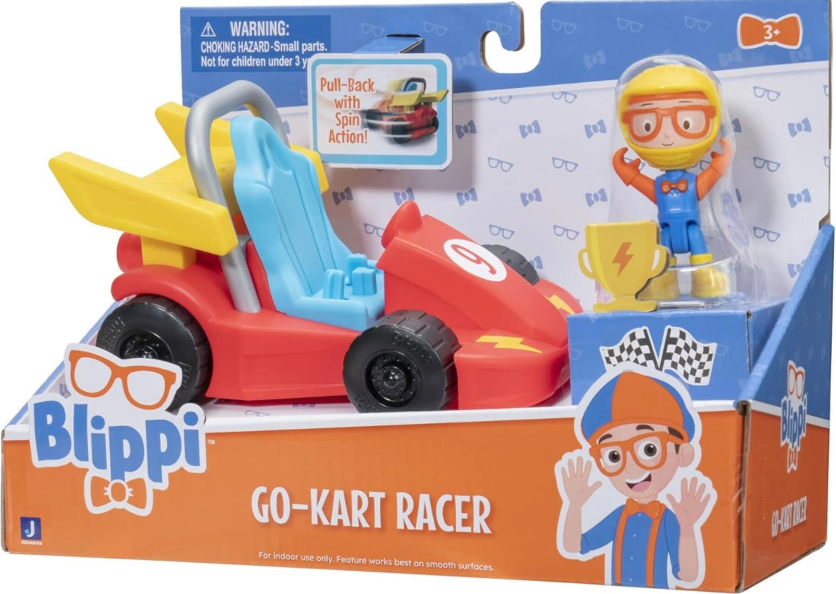 Blippi Go-Kart Racer Pull Back Vehicle