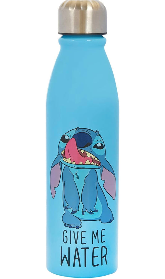 Disney Stitch Aluminum Water Bottle 600ml – Official Merchandise by Polar Gear, Kids - blue