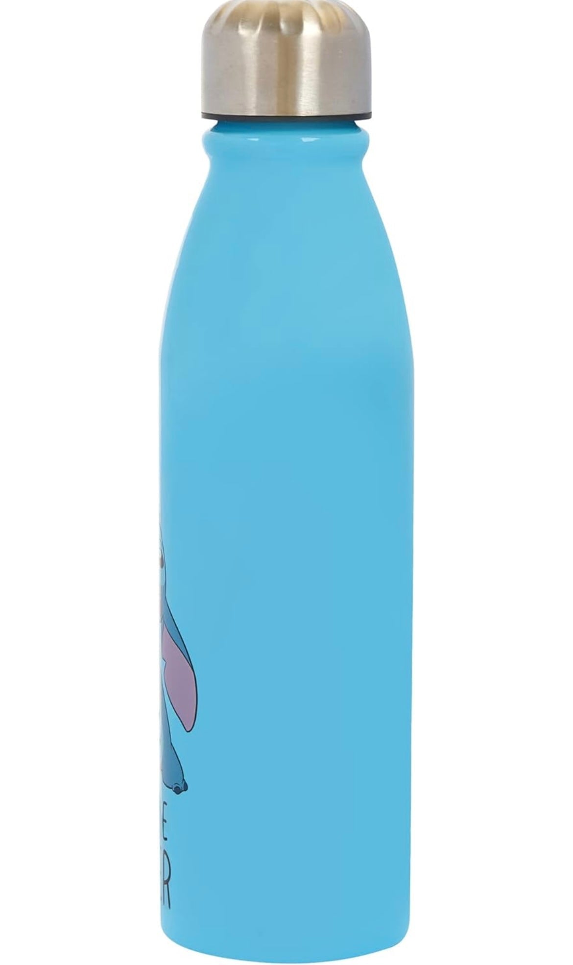 Disney Stitch Aluminum Water Bottle 600ml – Official Merchandise by Polar Gear, Kids - blue