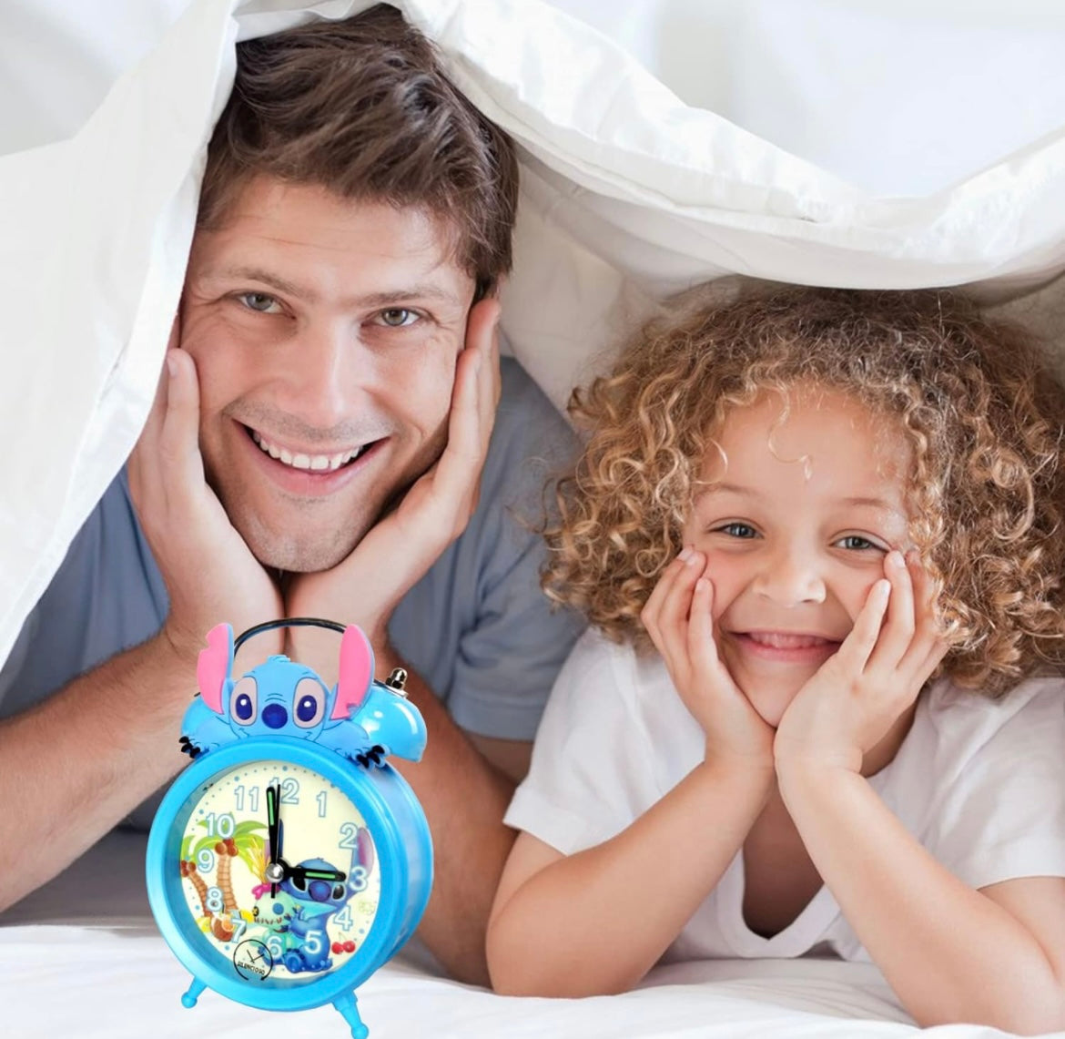 Children's Cartoon Stitch Alarm Clock