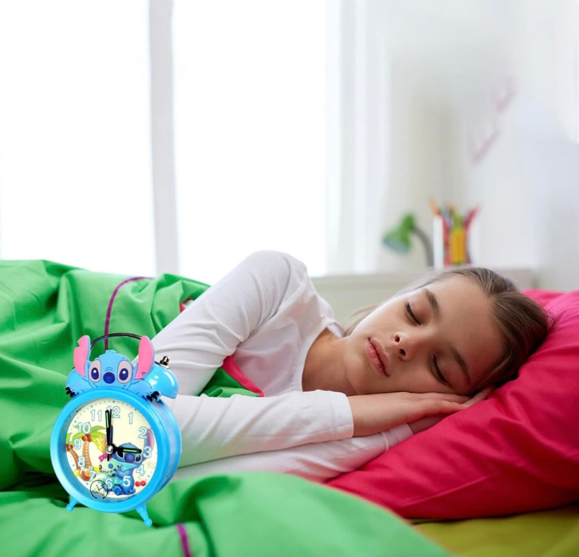 Children's Cartoon Stitch Alarm Clock