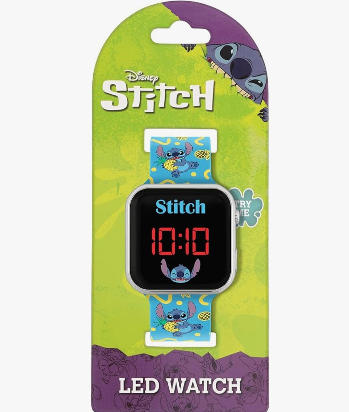 Disney Unisex Kid's Digital Quartz Watch with Plastic Strap LAS4038