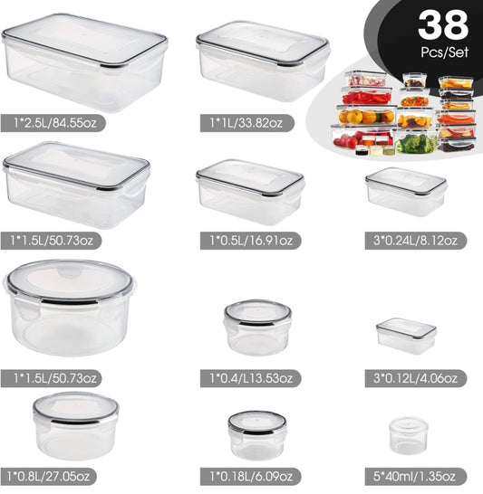 Food Storage Containers with Lids Airtight