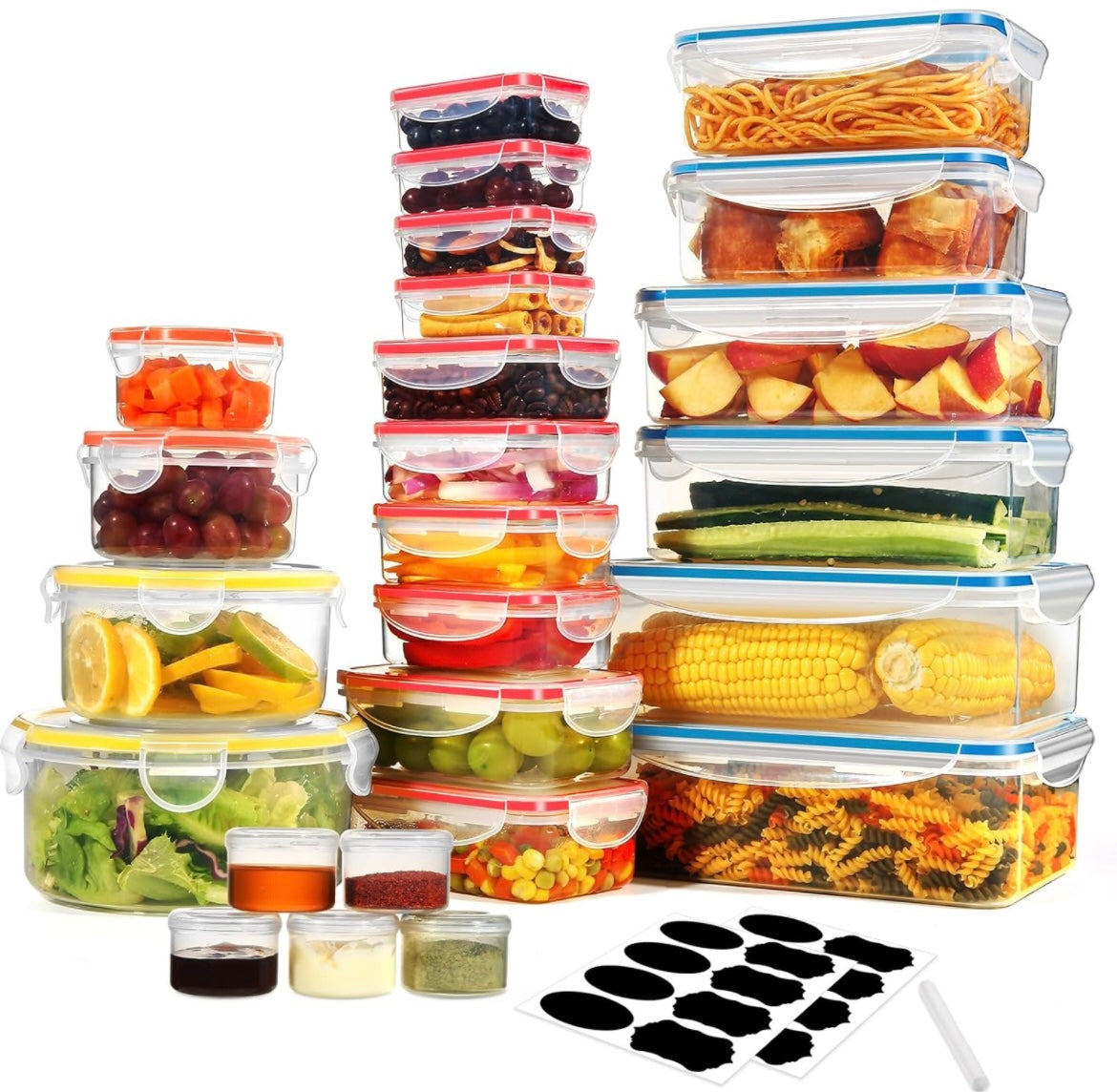 Food Storage Containers with Lids Airtight