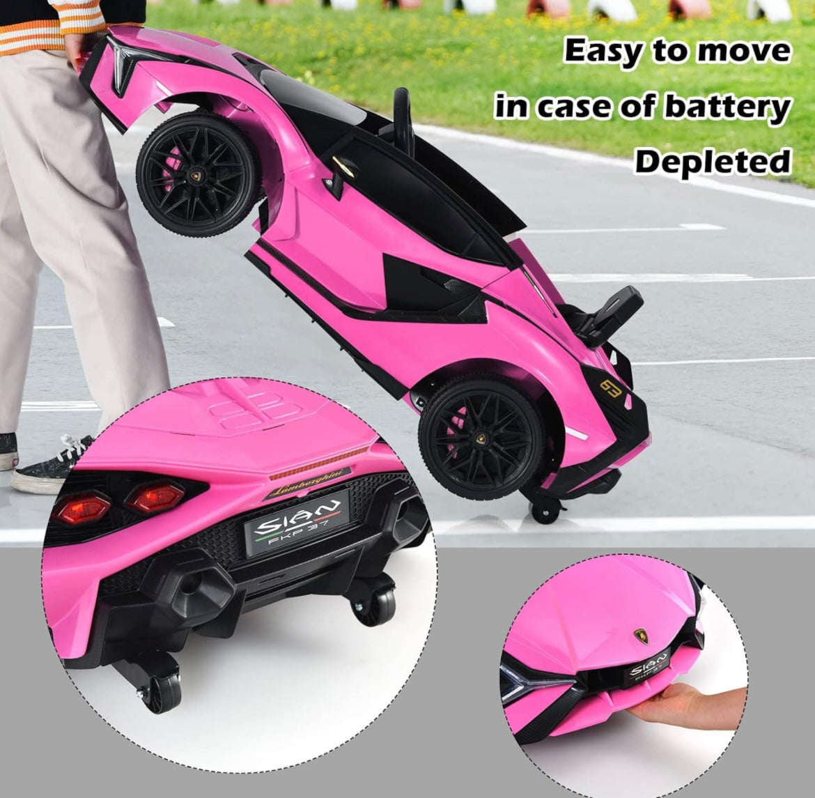 12V Kids Electric Ride on Car with Remote Control Sian