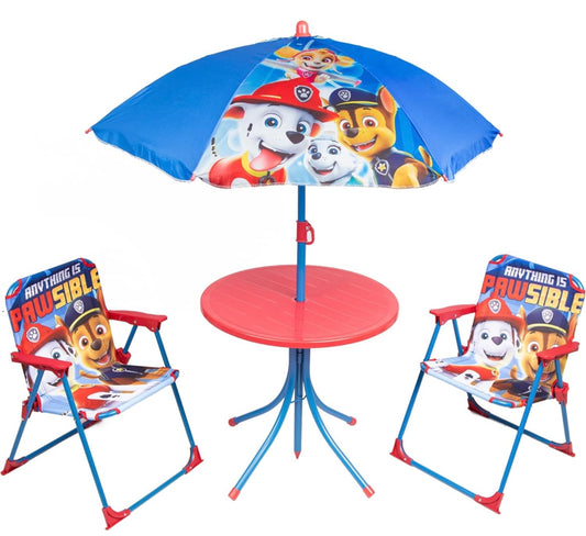 Relsy Paw Patrol Patio Set Kid's Garden Furniture With Table