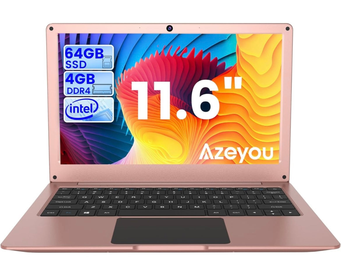 Azeyou 11.6 Inch Laptop HD Display - Windows 10 Laptop