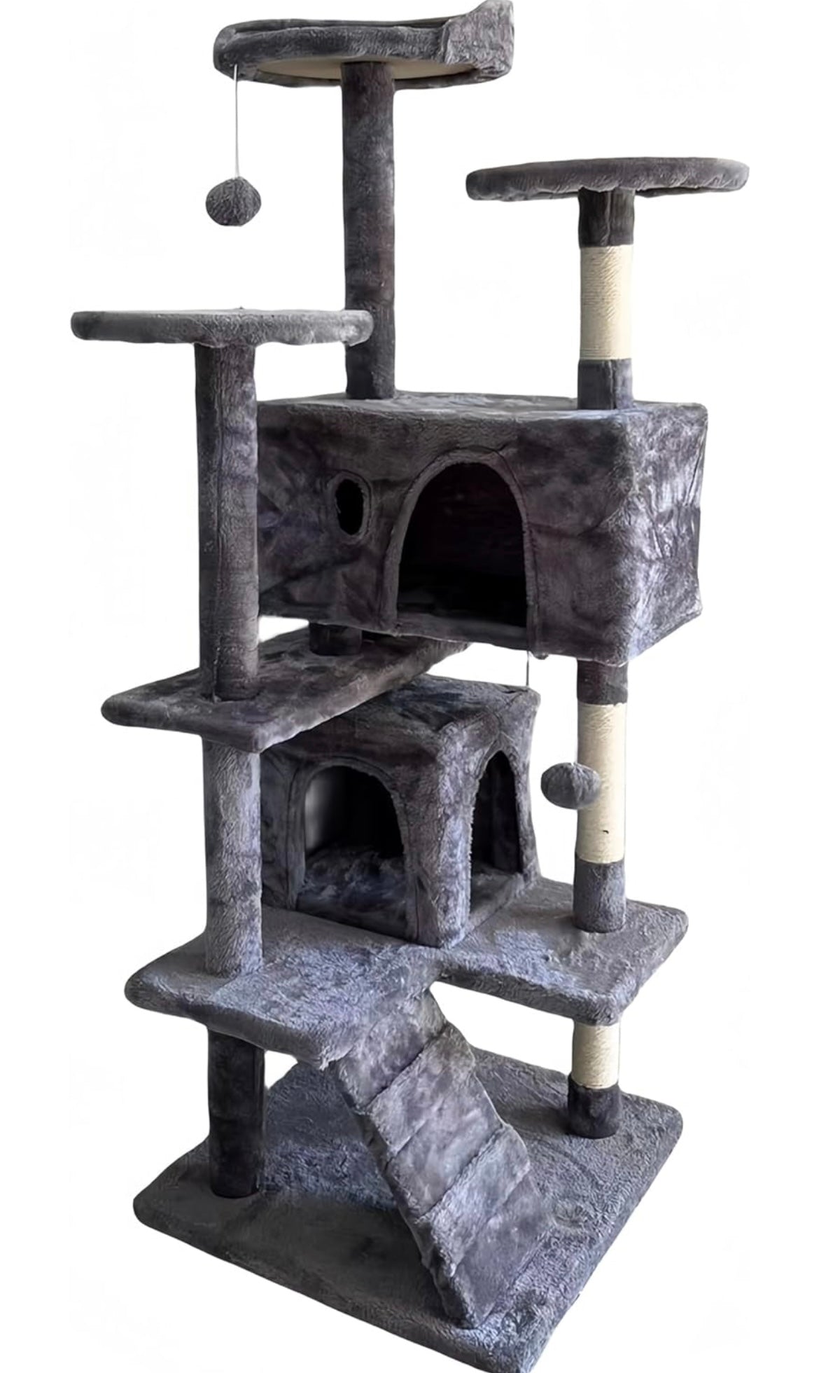 Requena 138cm Cat Tree Tower Scratching Posts Multilevel