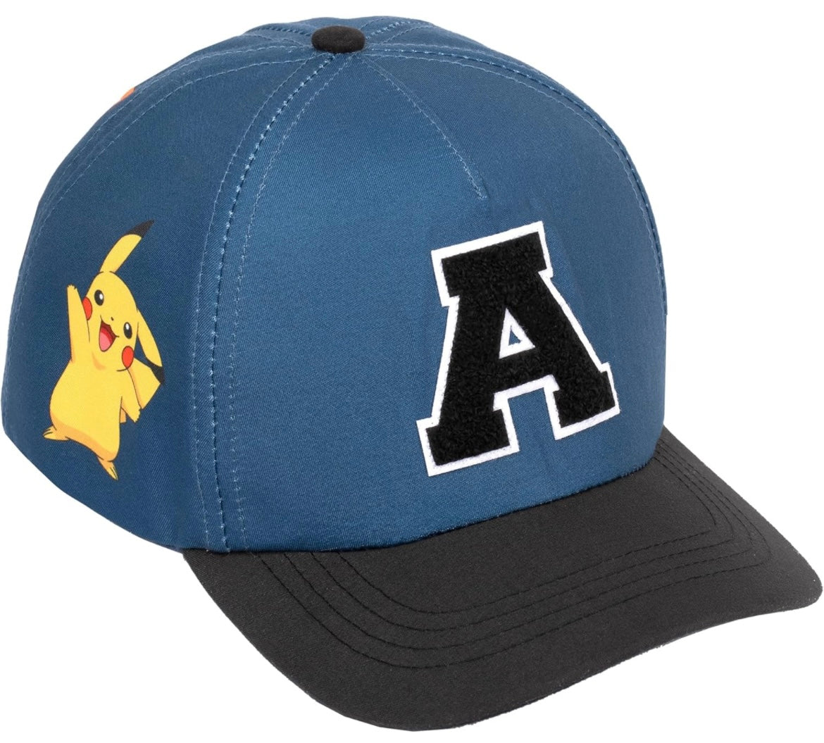 Pokemon Personalised Baseball Cap for Boys Embroidered Letter Adjustable Snapback Kids Hat