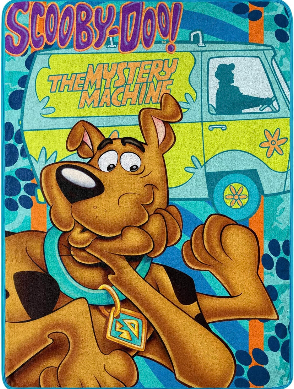 Northwest Warner Brothers Scooby-Doo, Whole Gang' Micro Raschel Throw Blanket, 46' x 60', Multi Color