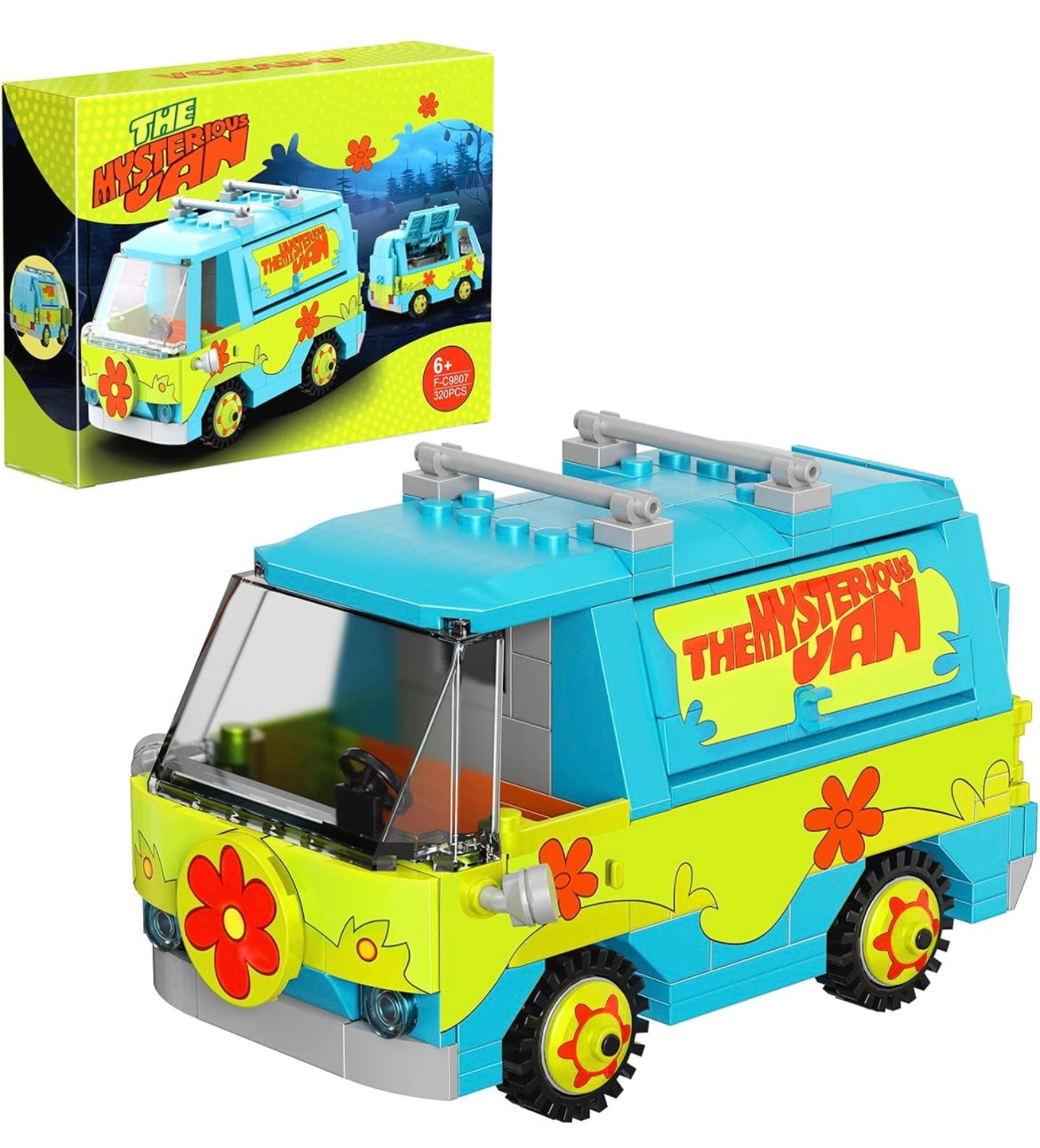 ZIQILIGHTING The Mystery Vehicle Machine Building Set - Scoobies Collectable Car Toy