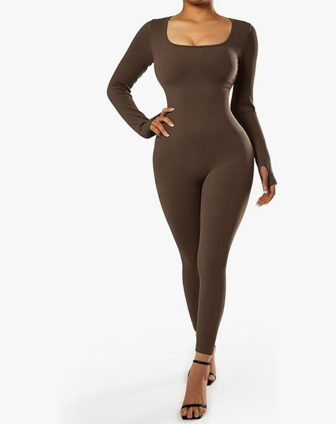 Women Ribbed One Piece Jumpsuits