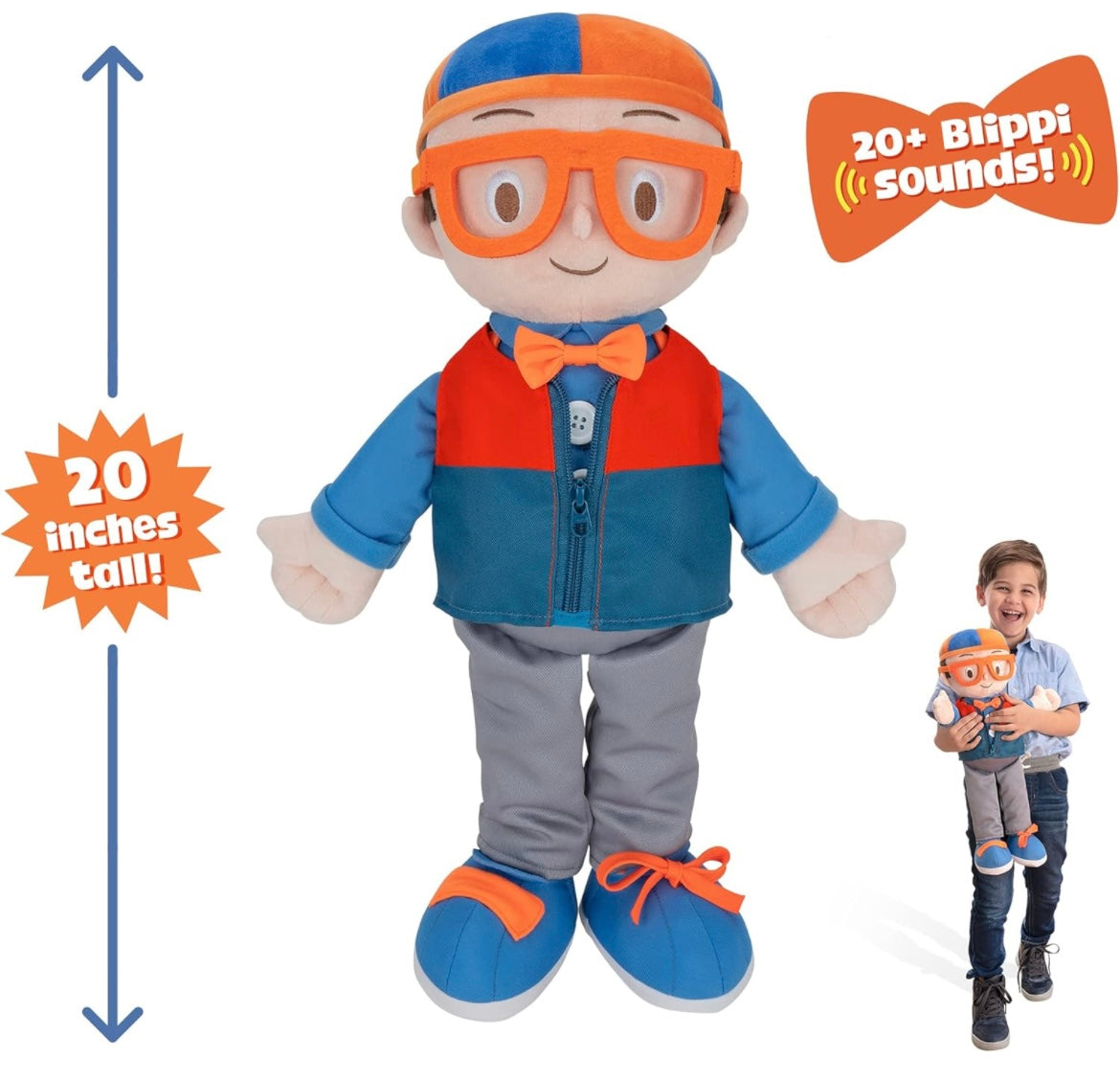 Blippi Get Ready and Play Plush