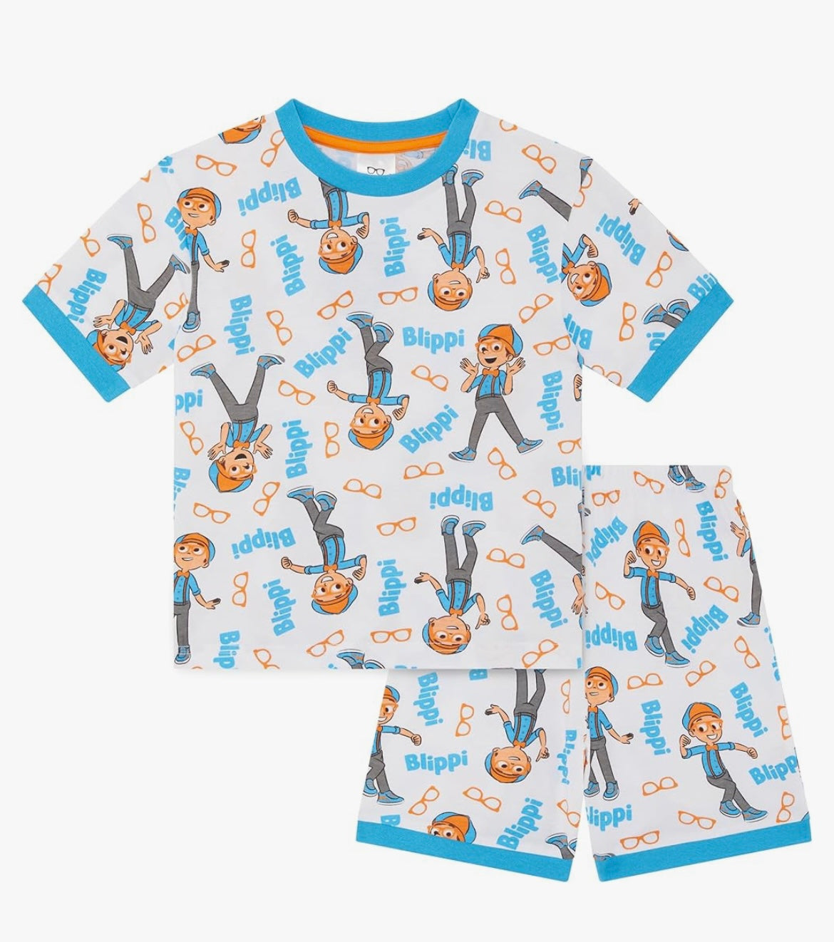 Blippi Unisex 100% Combed Cotton Short Pyjamas