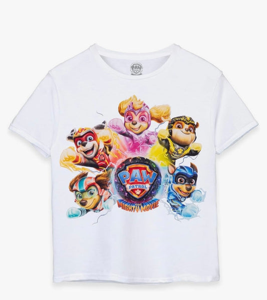 Paw Patrol The Mighty Movie Boys T-Shirt