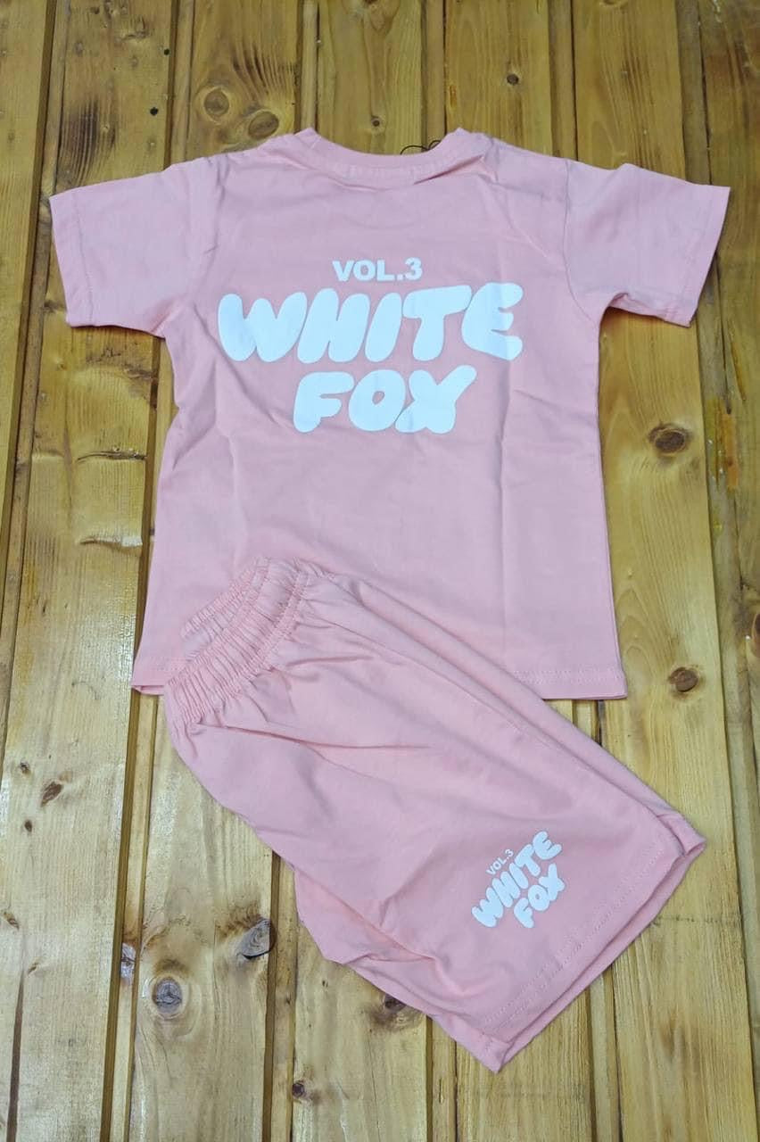 Replica white fox short sets