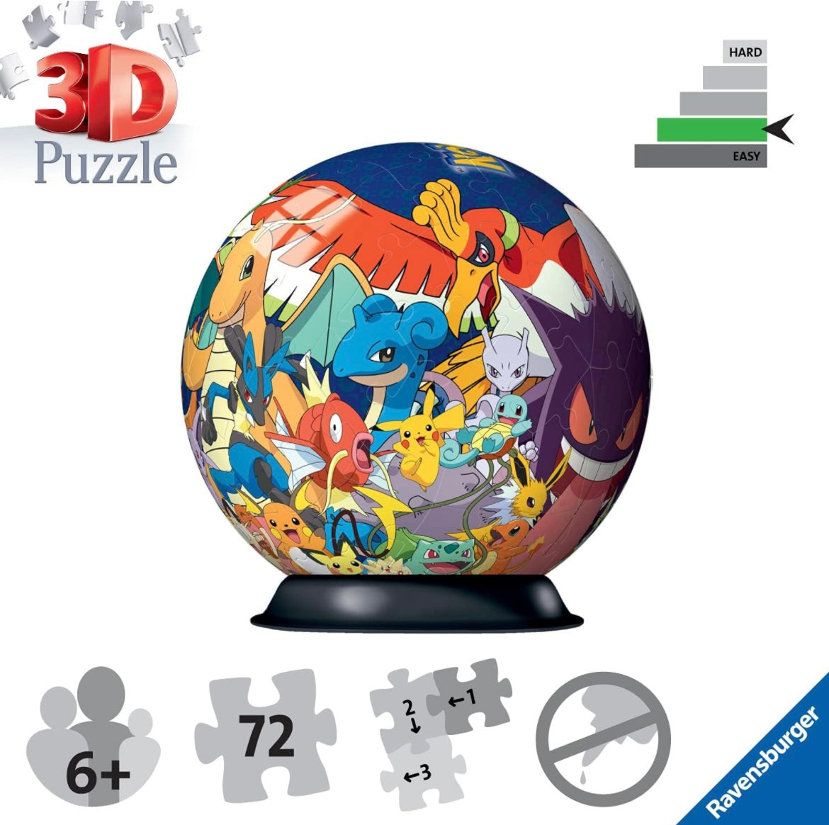 Pokemon 3D Jigsaw Puzzle Ball