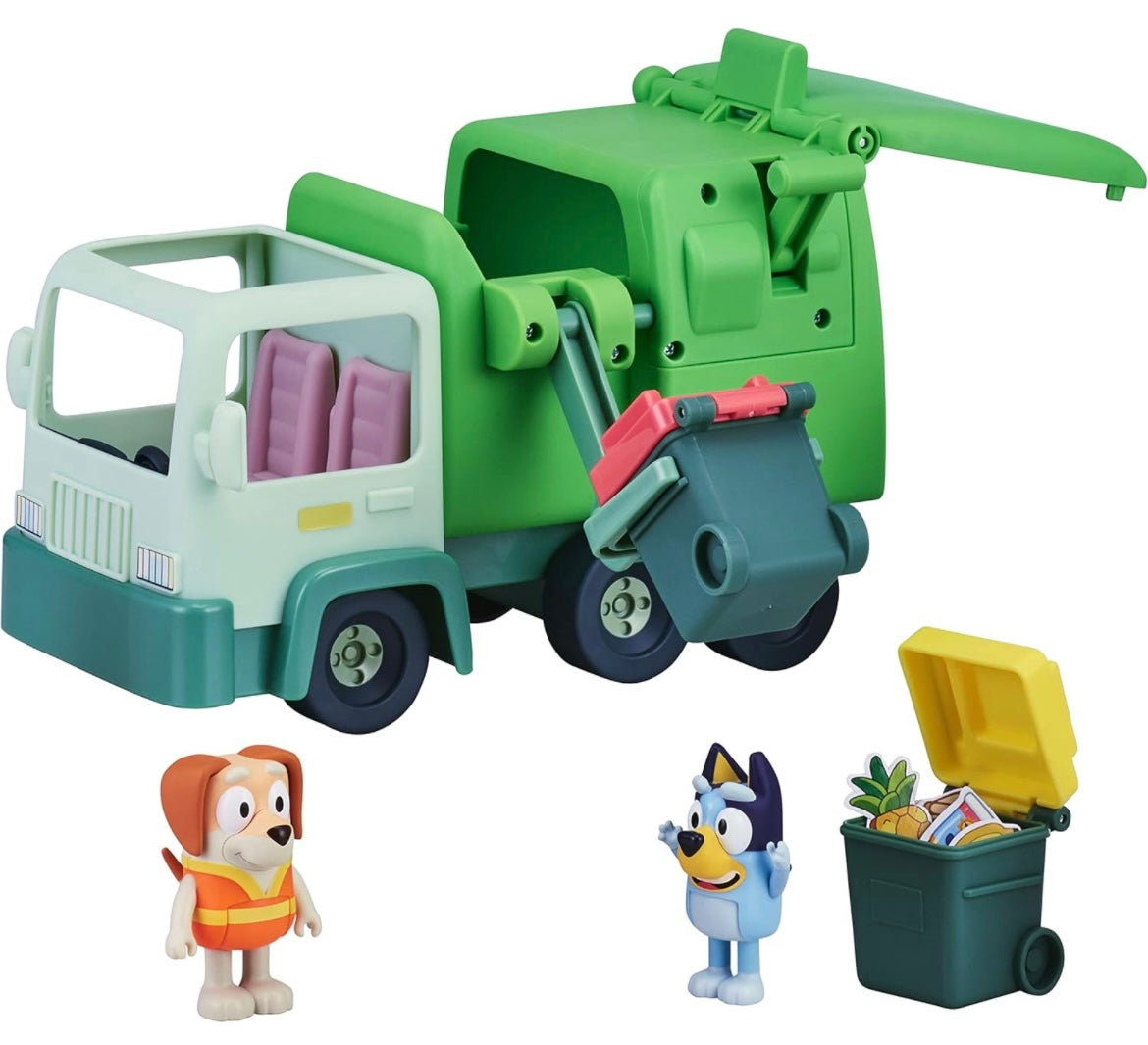 Bluey Garbage Truck Vehicle Playset