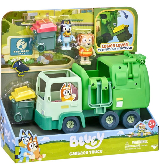 Bluey Garbage Truck Vehicle Playset