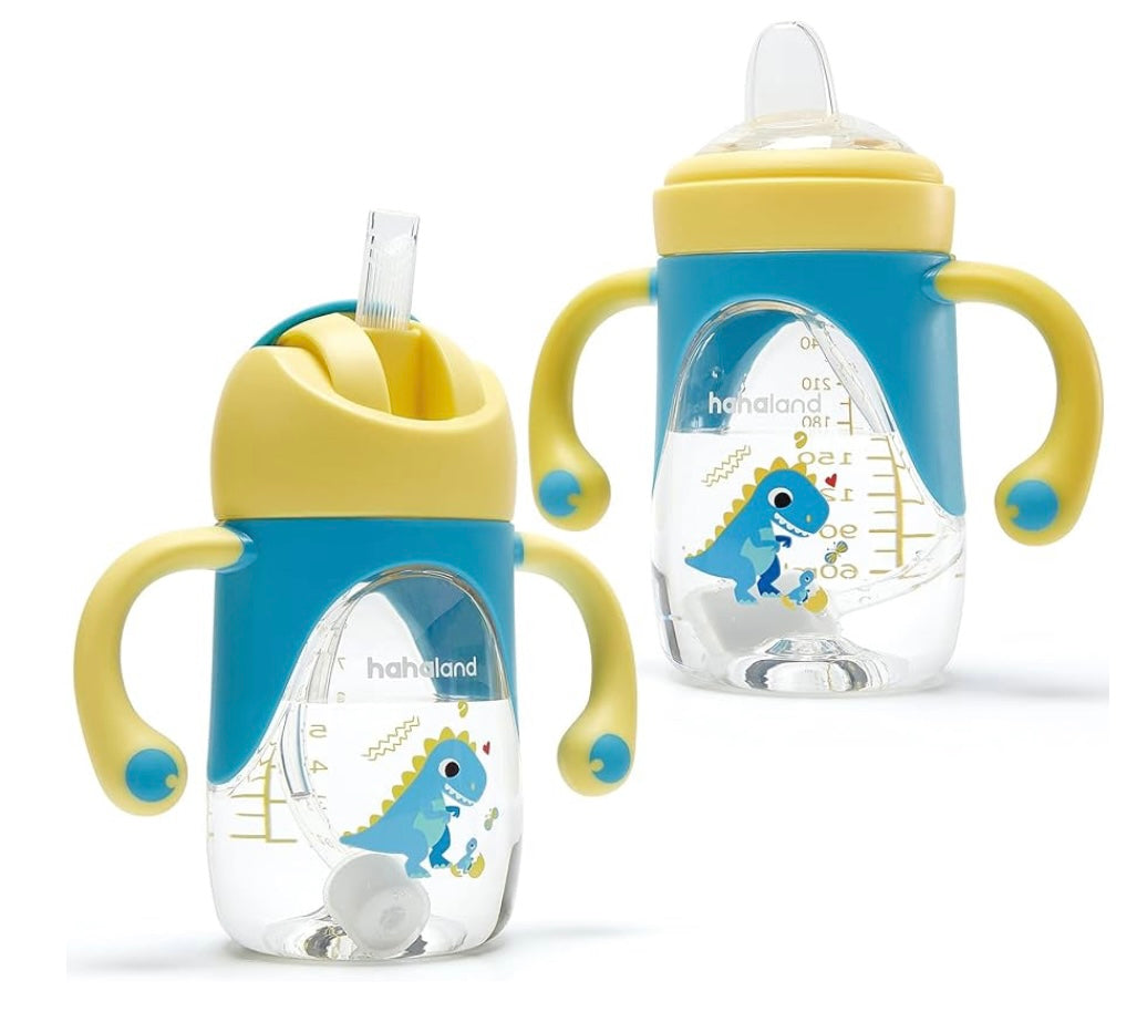 2 in 1 Baby Cups & Sippy Cup with Straw