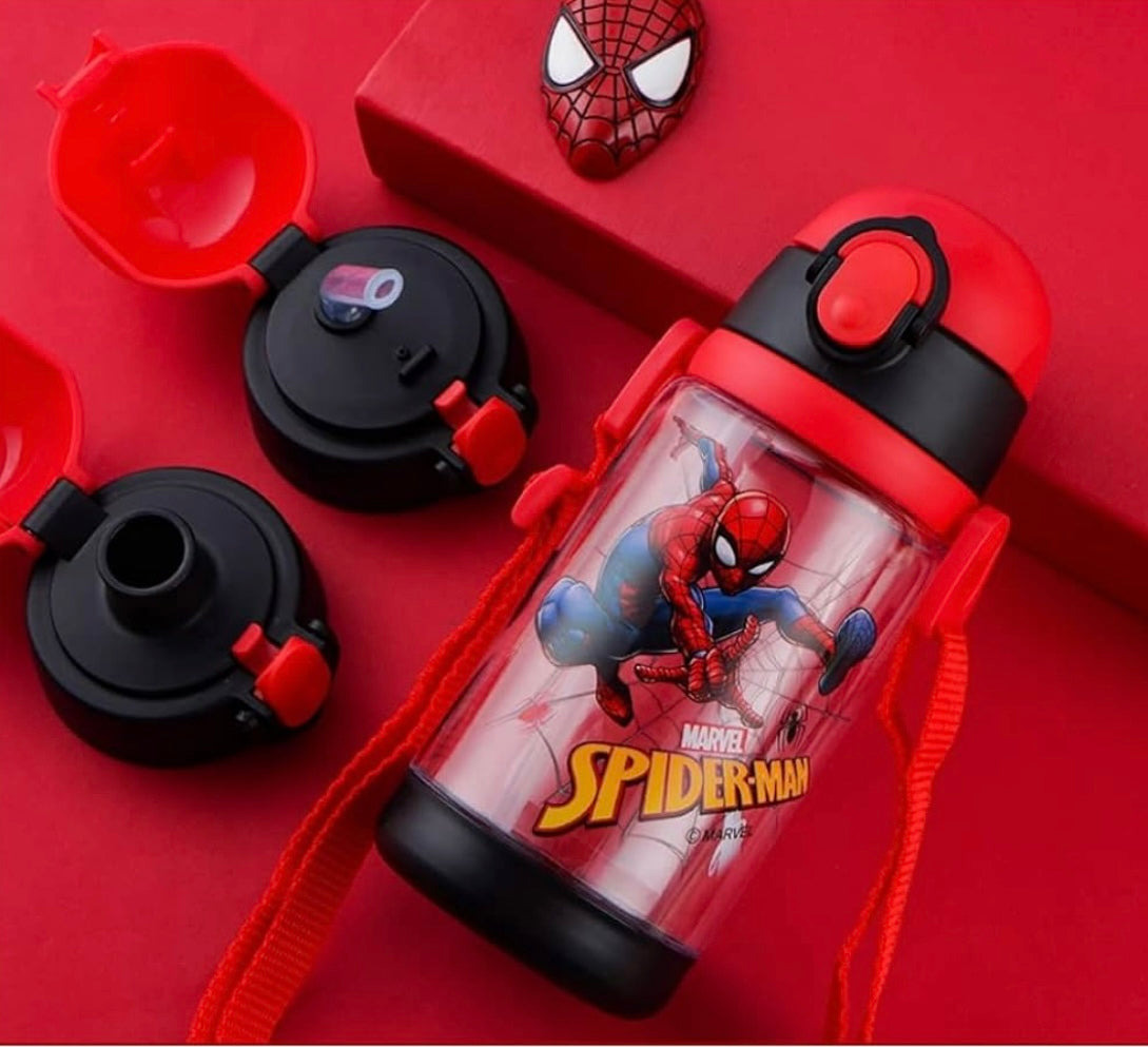 Spiderman Water Bottle Reusable Kids