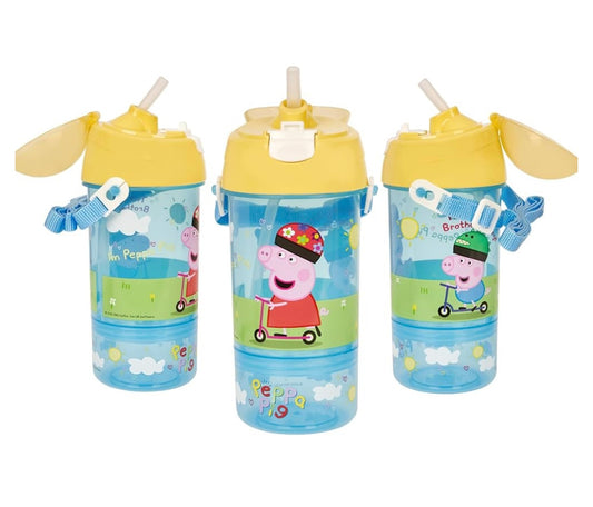 Peppa Pig Snack & Sip Water Bottle & Snack Pot