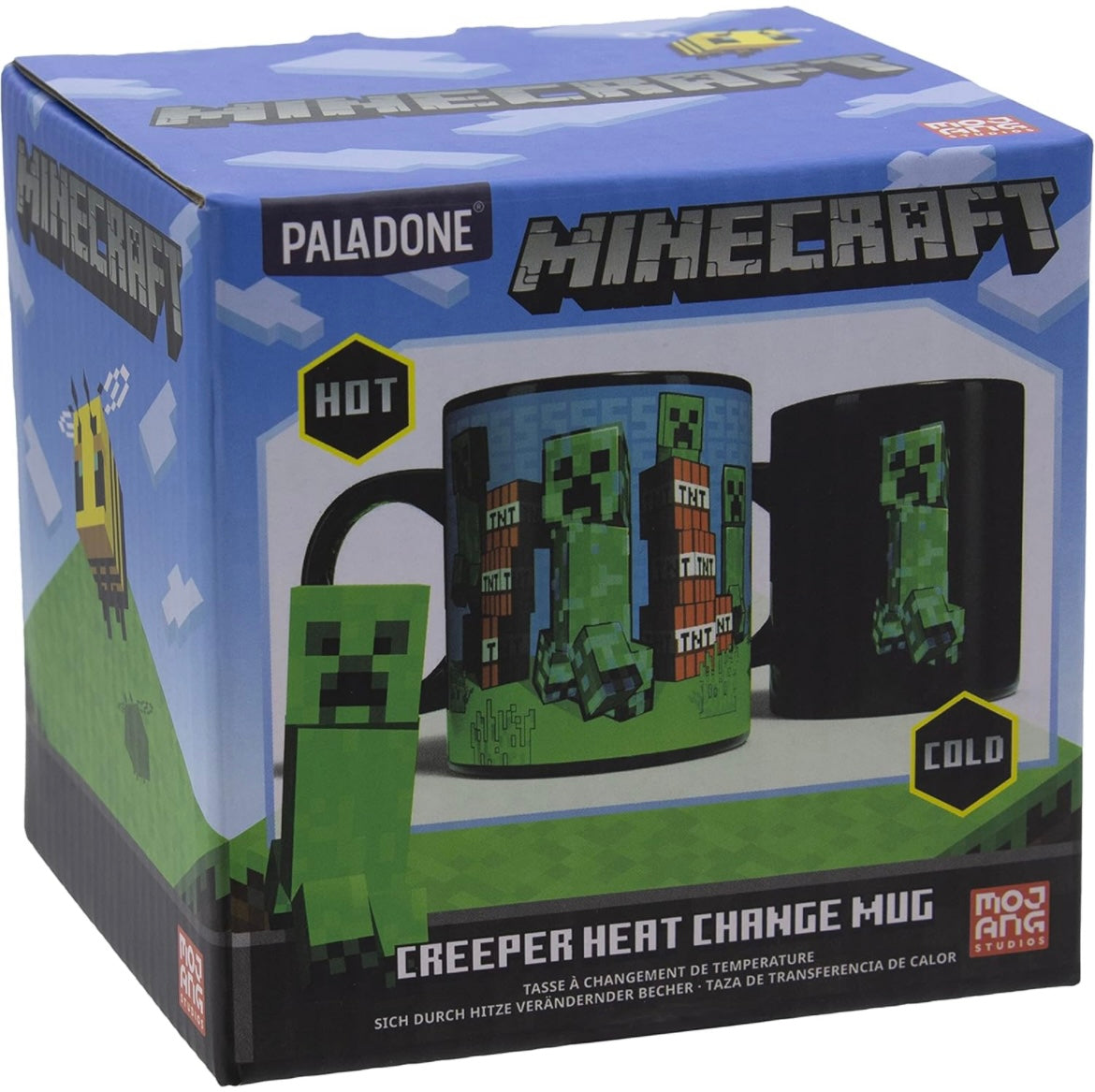 Minecraft Creeper Heat Change Synthetic Mug, 295 ml