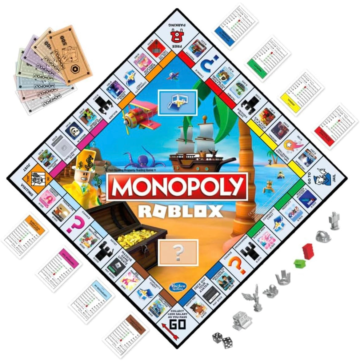 Monopoly: Roblox 2022 Edition Game, Monopoly Board Game, Buy, Sell, Trade Popular Roblox Experiences