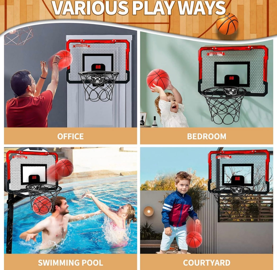 Basketball Hoop Indoor for Kids