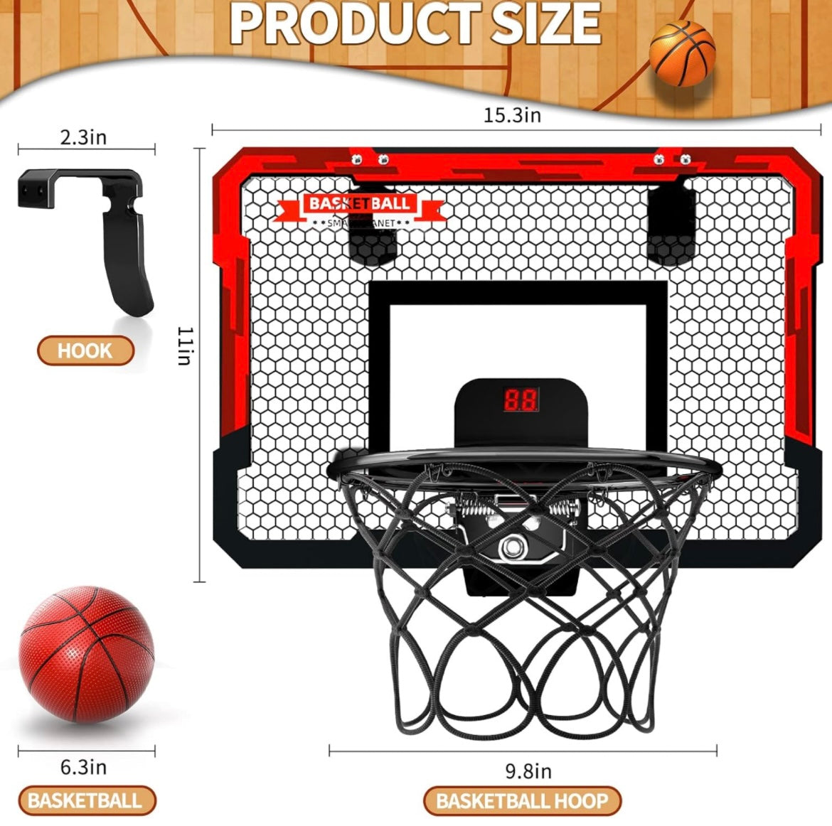 Basketball Hoop Indoor for Kids