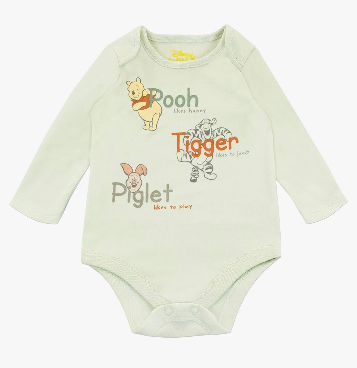 Disney Baby Boys Winnie The Pooh, Tigger and Piglet Bodysuit with Hat and Bib Outfit 5 Piece Set