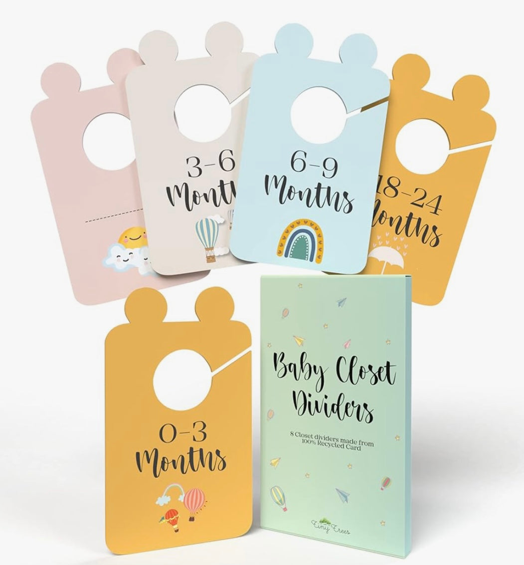 Baby Wardrobe Dividers in Gift Box