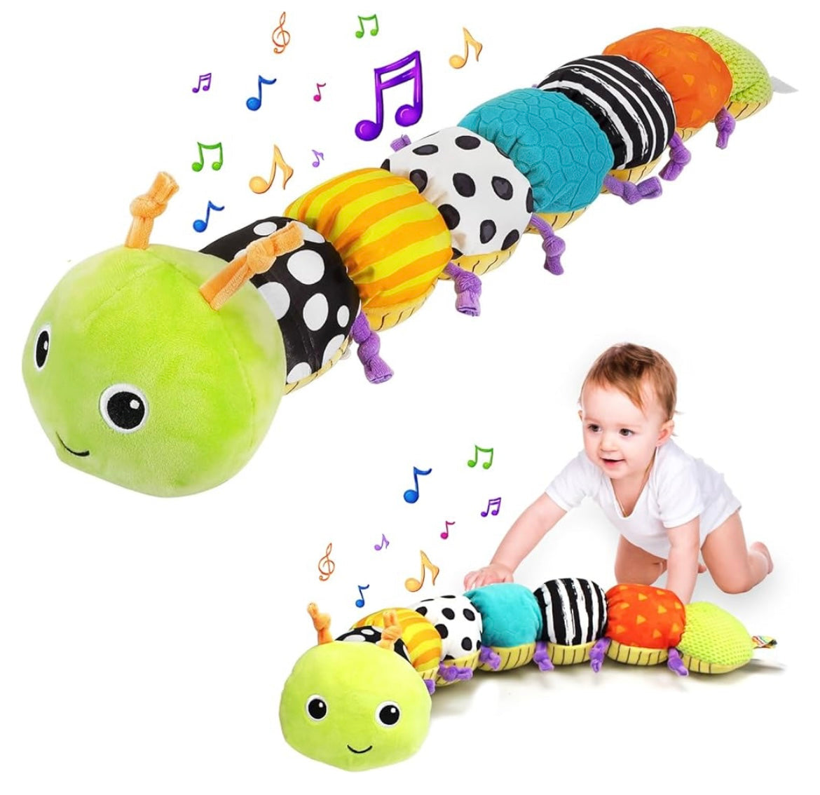 Baby Toys 0-6 Months,Musical Sensory Toys for Babies