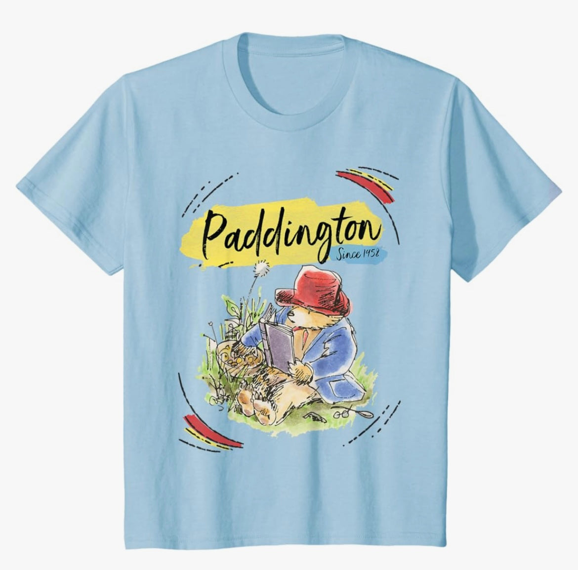 Paddington Bear Classic Portrait Teddy Bears Picnic T-Shirt