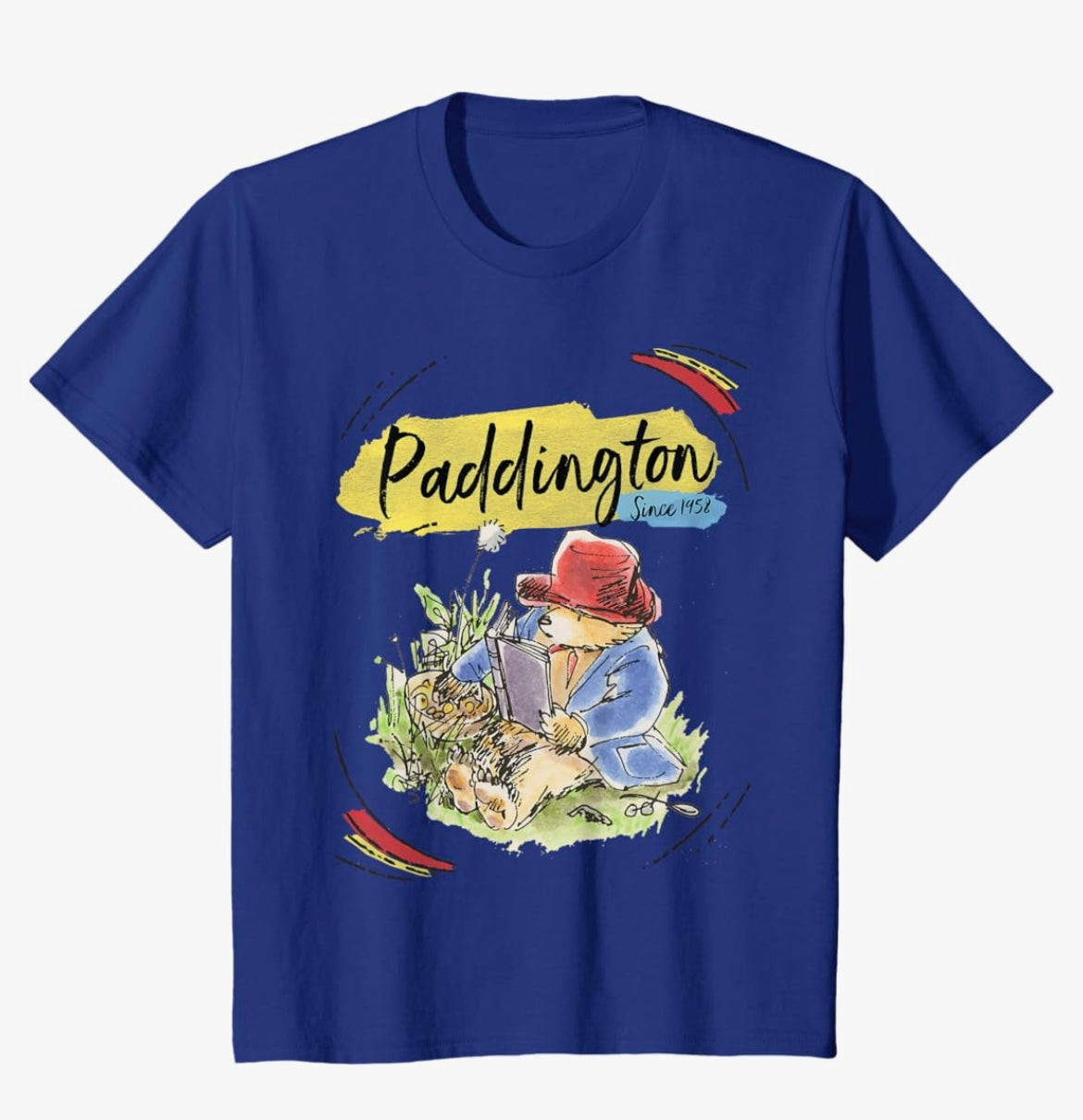 Paddington Bear Classic Portrait Teddy Bears Picnic T-Shirt