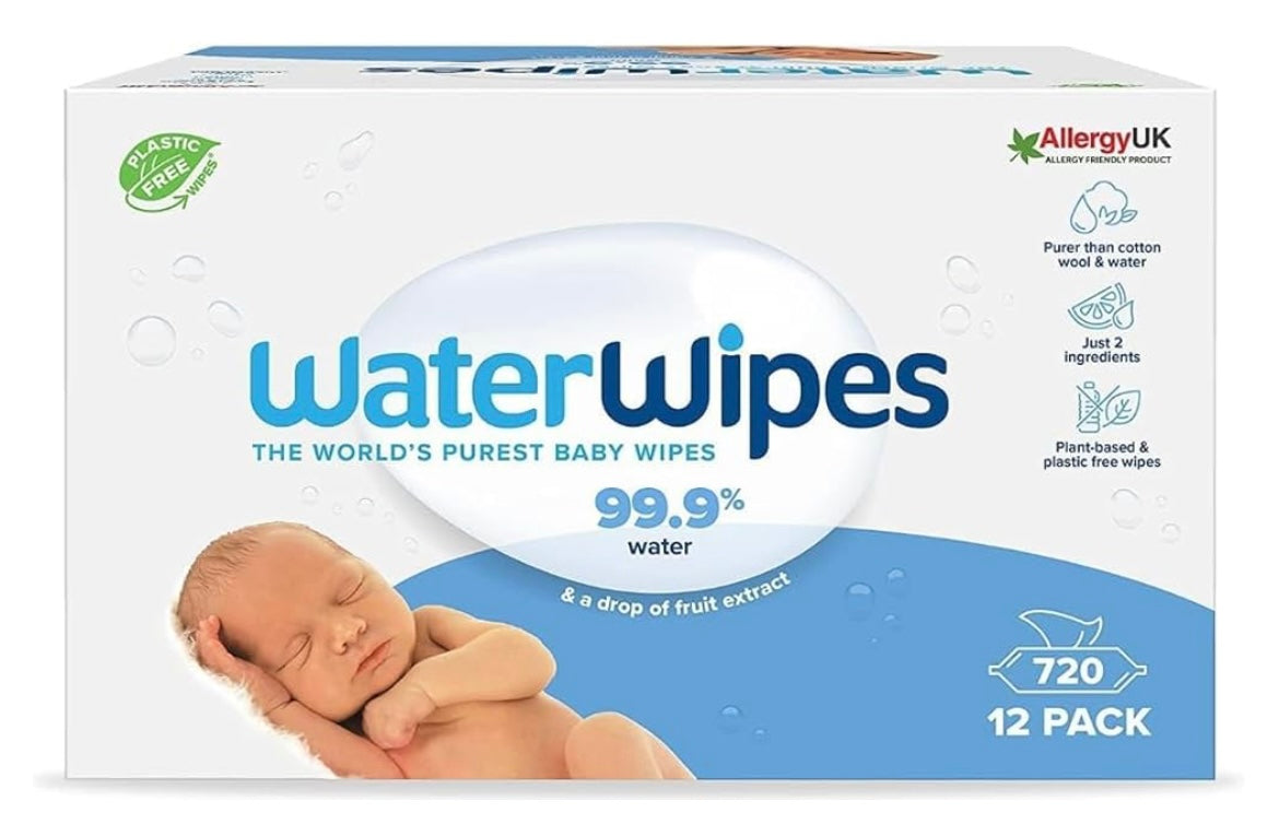 WaterWipes Plastic-Free Original Baby Wipes